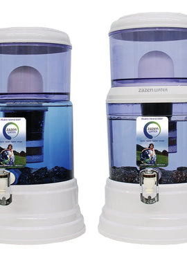 zazen Alkaline Water System - Glass Bottom Tank