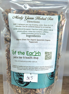Minty Green Herbal Tea
