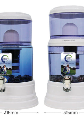 zazen Alkaline Water System - Glass Bottom Tank